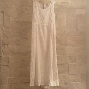Wrap London White Eyelet Maxi—NWT—10